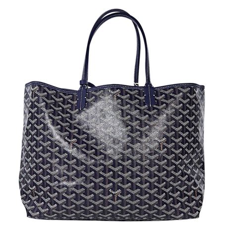 ebay goyard tote bag navy blue|maison goyard tote bag price.